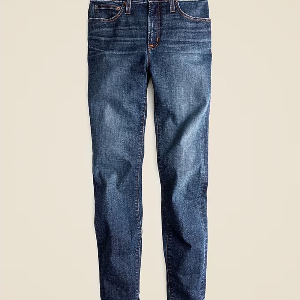 JCrew Curvy Toothpick Jeans in Dryden wash